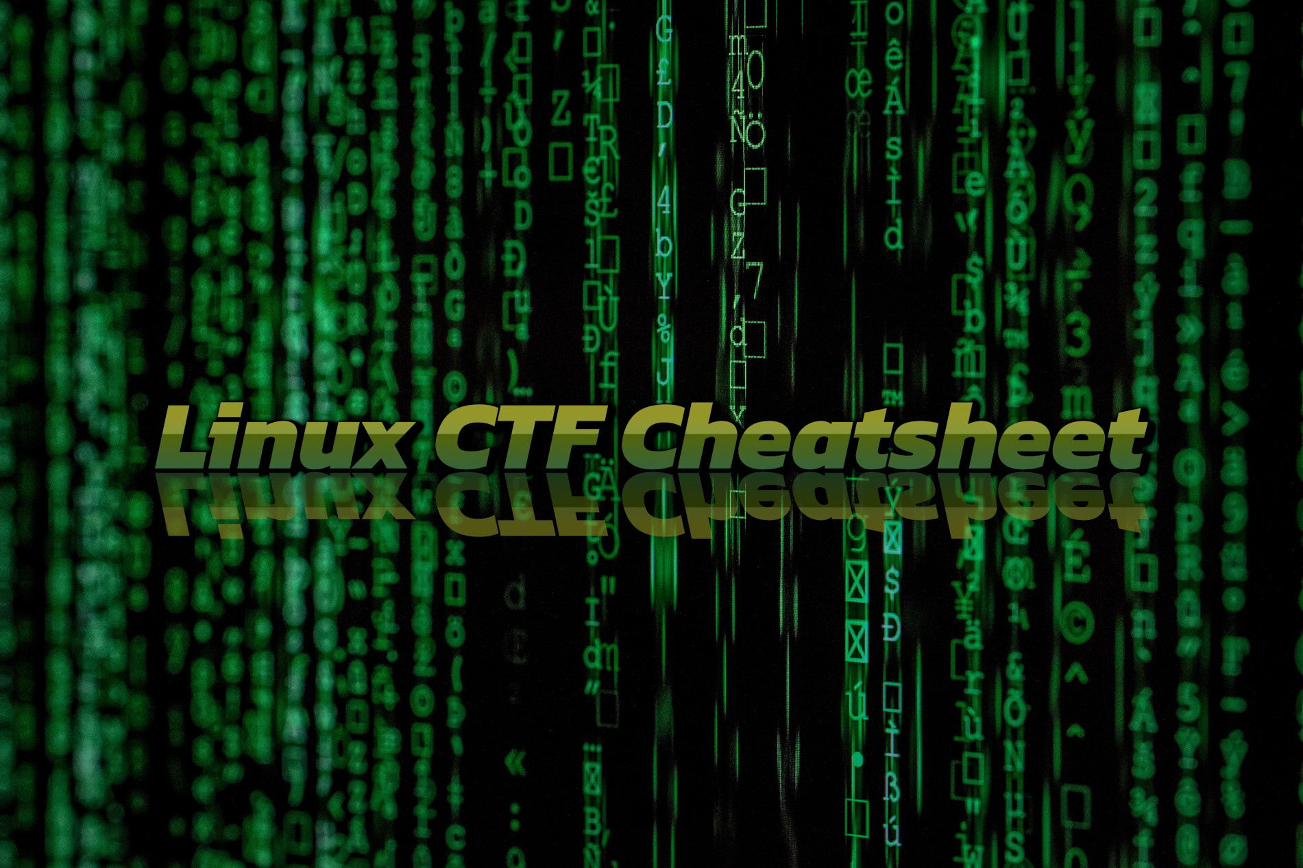 CTF Linux Cheatsheet