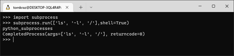 Python Subprocess Examples - Tkcyber